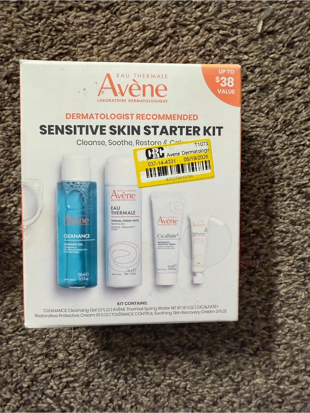 Avène Sensitive Skin Starter Kit — White & Blue